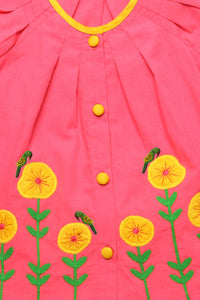 Girl Poppy pink dress